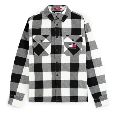 Tommy Jeans Shirt - TJM SHERPA FLANNEL O white