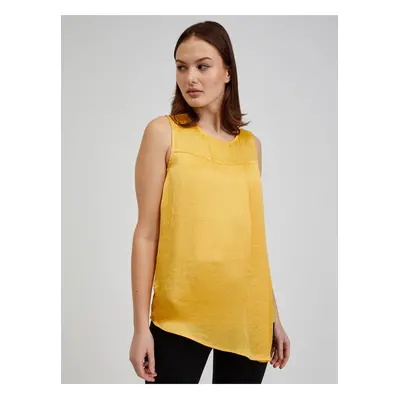 Yellow Women's Satin Blouse ORSAY - Ladies