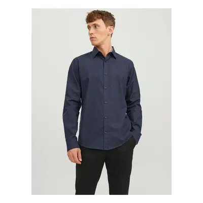 Dark blue men's shirt Jack & Jones Label - Men's