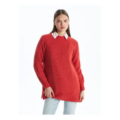 LC Waikiki High Collar Plain Long Sleeve Women's Knitwear Tunic