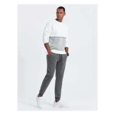 Ombre JOGERRY men's sweatpants - graphite