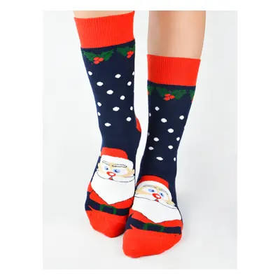 NOVITI Unisex's Socks SF013-U-02 Navy Blue