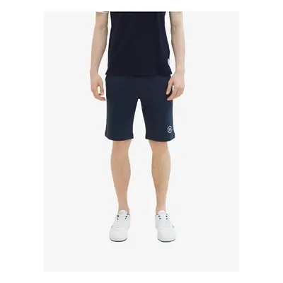 Dark blue mens tracksuit shorts Tom Tailor - Men