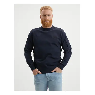 Dark blue men's sweatshirt LERROS - Men