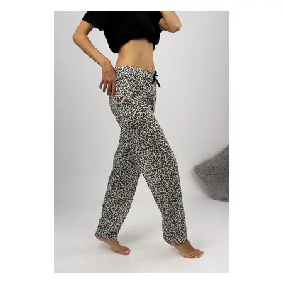 80156 Dewberry Women Pyjama Bottom-LEOPARD