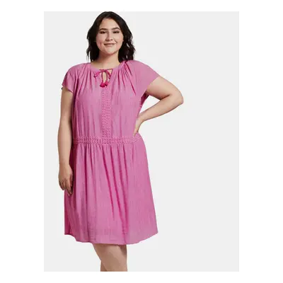 Pink dress My True Me Tom Tailor - Women's