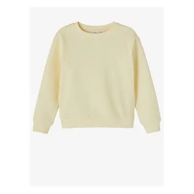 Light yellow girl's sweatshirt name it Lena - unisex