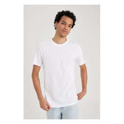 DEFACTO Slim Fit Crew Neck Basic T-Shirt