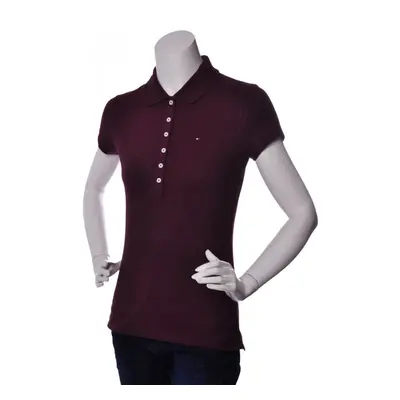 Tommy Hilfiger Polo T-shirt - CHIARA STR PQ POLO SS red