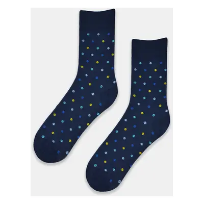 NOVITI Unisex's Socks SB002-U-20 Navy Blue