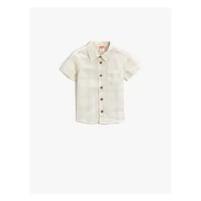 Koton Short Sleeve Shirt One Pocket