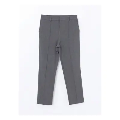 LC Waikiki LCW Vision Grey Melange Standard Fit Women's Trousers