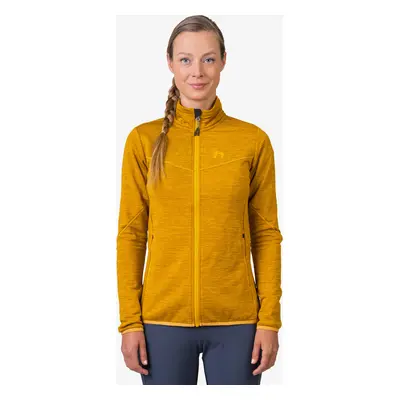 Yellow women's zip-up sweatshirt Hannah Dagnys