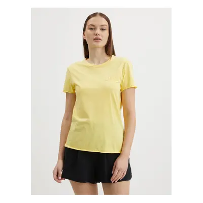 Yellow basic T-shirt ONLY Fruity - Women