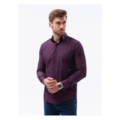 Ombre Clothing Men's elegant shirt with long sleeves