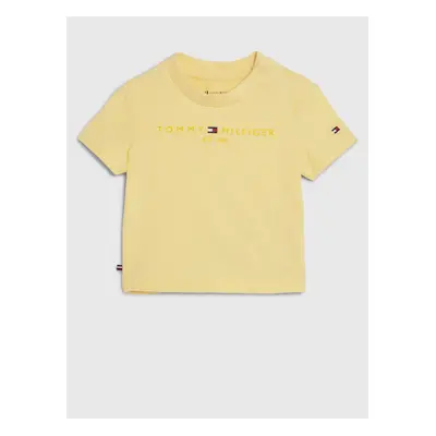 Yellow children's T-shirt Tommy Hilfiger Baby Essential - Girls