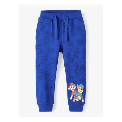 Dark blue boys' patterned sweatpants name it Javan - Boys