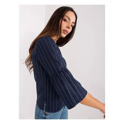 Blouse-LK-BZ-506434.33P-navy blue