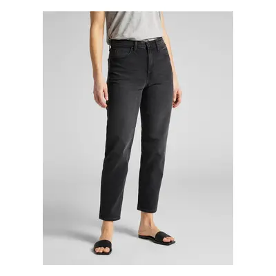 Lee Carol Black Women's Cropped Straight Fit Jeans - Women