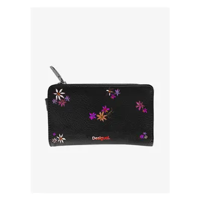 Black Desigual Flor Yvette Yvette Emma 2.0 Ma Wallet - Ladies