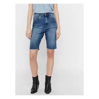 Blue denim shorts VERO MODA Loa - Women's