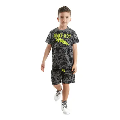 Denokids Space Rocket Boy Summer T-shirt Shorts Set