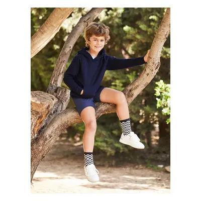 Navy blue children's hoodie Fruit of the Loom