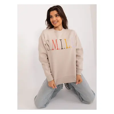 Sweatshirt-D10606BA02565C-beige