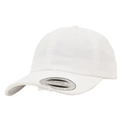 Low Profile Destroyed Cap White