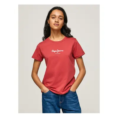 Red Women's T-Shirt Pepe Jeans - Women