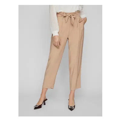 Beige women's trousers VILA Kaya - Women's