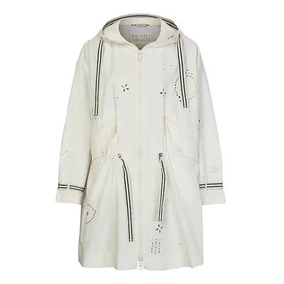 Tommy Hilfiger Parka - ICON COTTON POLY BRODERIE PARKA white