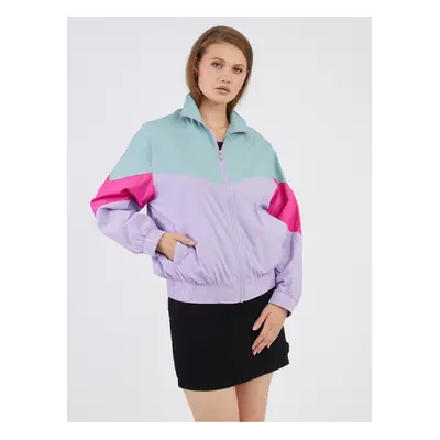 Green-purple women's rustle jacket ONLY Nellie - Ladies