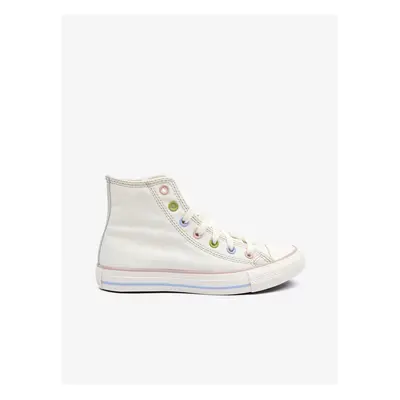 Cream Women's Ankle Sneakers Converse Chuck Taylor All Star - Women