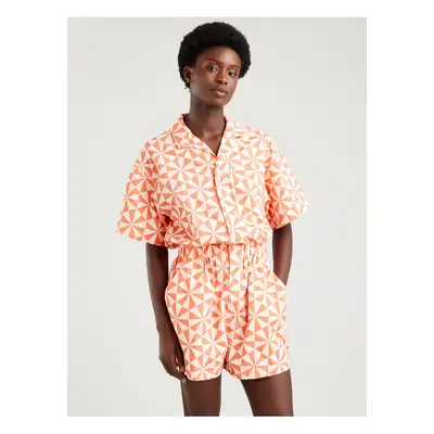 Levi&#39;s Cream-orange women&#39;s patterned short jumpsuit Levi&#39;s - Women&#39;s®