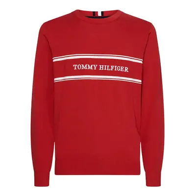 Tommy Hilfiger Sweater - ROPE LOGO SWEATER red