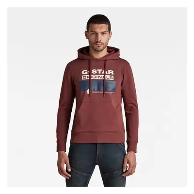 G-STAR Sweatshirt - Originals hdd sw burgundy