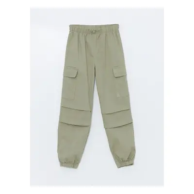 LC Waikiki Lcw Elastic Waist Girls Cargo Jogger Pants