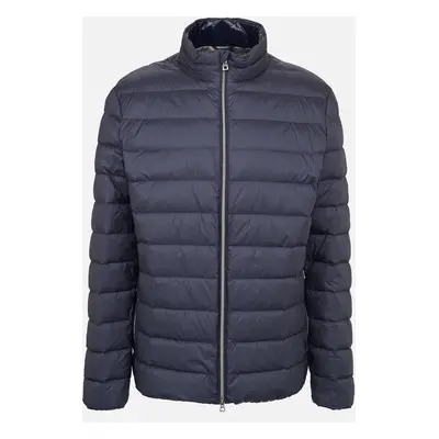 Dark blue men's down jacket Geox Dereck - Men