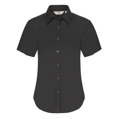 FRUIT OF THE LOOM F16•LADIES SHORT SLEEVE OXFORD SHIRT