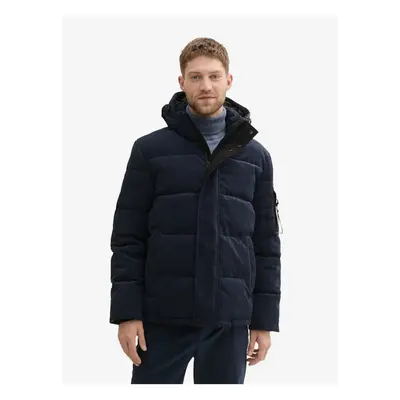 Dark blue men's winter quilted jacket Tom Tailor - Men's