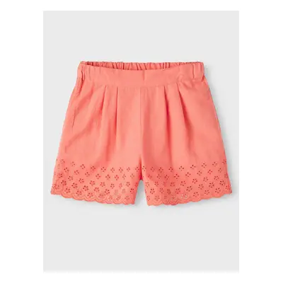 Coral girl's shorts name it Fiona - Girls