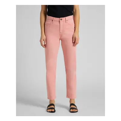 Pink women's straight fit jeans Lee Carol - Women