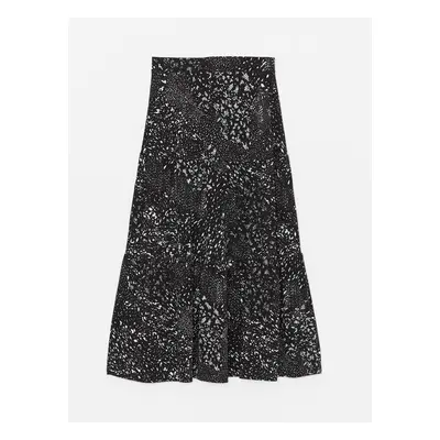 LC Waikiki Women's Elastic Waist Patterned A-Line Skirt