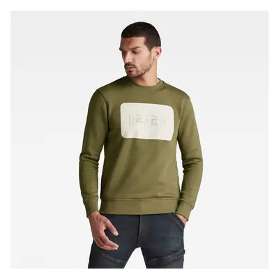 G-STAR Sweatshirt - RAW. Double Layer R SW Green