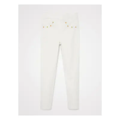 White girls' slim fit jeans Desigual Tartaleta - Girls