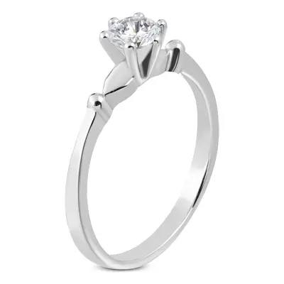 Luxury II surgical steel engagement ring