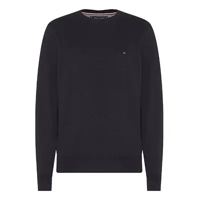 Sweater - Tommy Hilfiger PIMA COTTON CASHMERE CREW NECK black