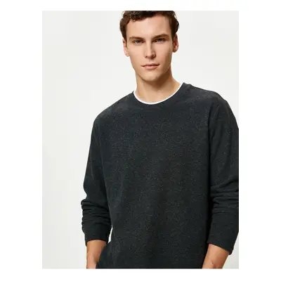 Koton Men's Anthracite Sweater