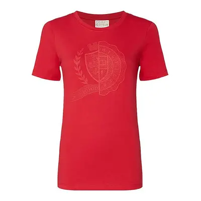 Tommy Hilfiger T-Shirt - ICON SLIM C-NK TOP SS red